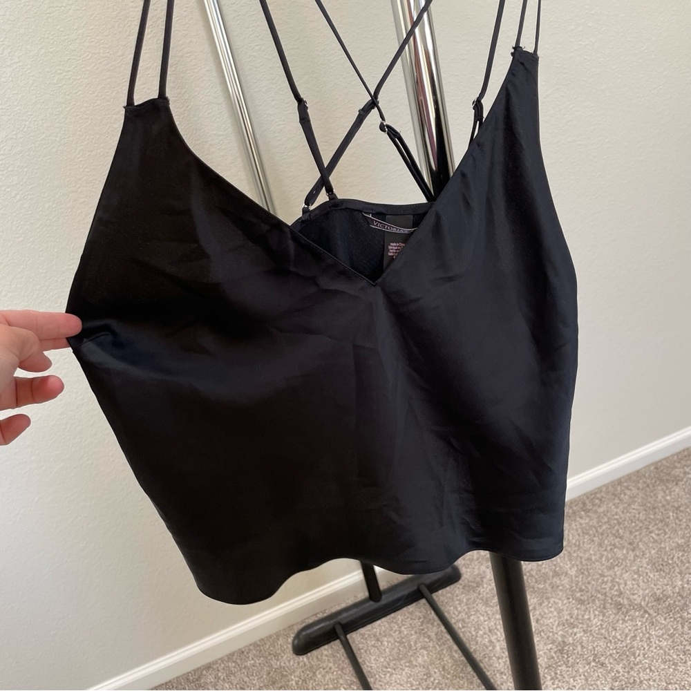 Victoria's Secret Black Strappy Top - Picture 2 of 7